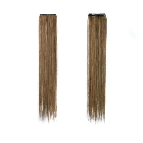 Prodlužování vlasů a účesy - Rovný clip in pásek vlasů v délce 60 cm - odstín K