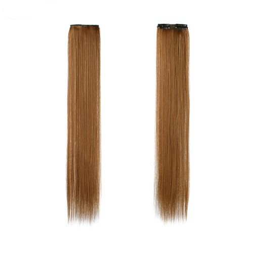 Prodlužování vlasů a účesy - Rovný clip in pásek vlasů v délce 60 cm - odstín P