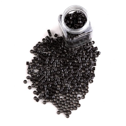 Prodlužování vlasů a účesy - Micro ring kroužek bez silikonu 4 mm, 100 ks