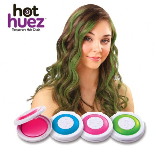 Prodlužování vlasů a účesy - Hot Huez - omyvatelné vlasové barvy s rychlým aplikátorem