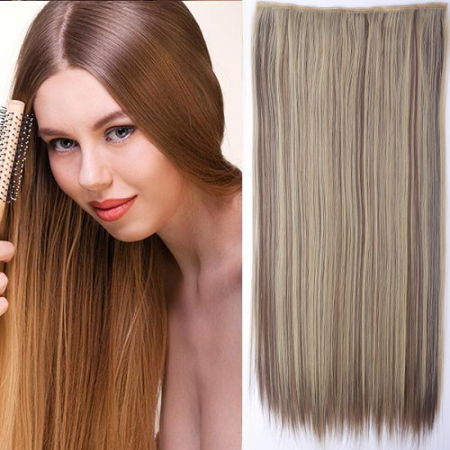 Prodlužování vlasů a účesy - Clip in vlasy - 60 cm dlouhý pás vlasů - odstín F22/10