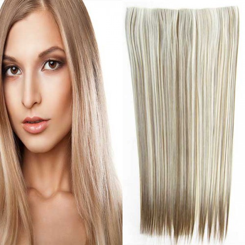 Prodlužování vlasů a účesy - Clip in vlasy - 60 cm dlouhý pás vlasů - odstín F6P/613