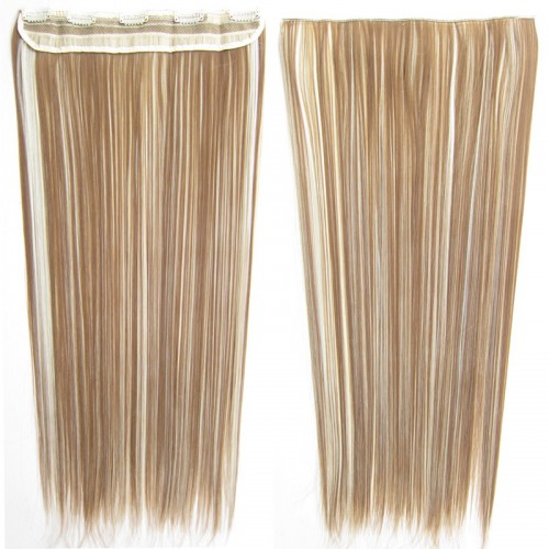 Prodlužování vlasů a účesy - Clip in vlasy - 60 cm dlouhý pás vlasů - odstín F613/12