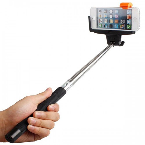 Domácnost a zábava - Teleskopická selfie tyč s vestavěným bluetooth ovládáním