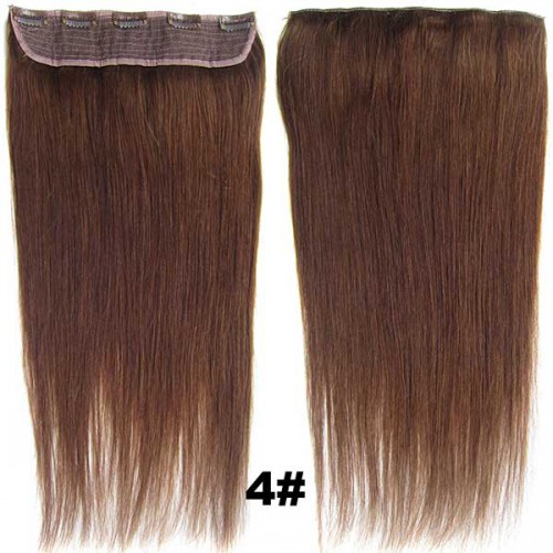 Prodlužování vlasů a účesy - Clip in vlasy lidské – Remy 125 g - pás vlasů - odstín 4