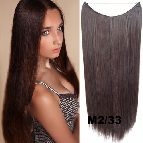 Prodlužování vlasů a účesy - Flip in vlasy - 55 cm dlouhý pás vlasů - odstín M2/33