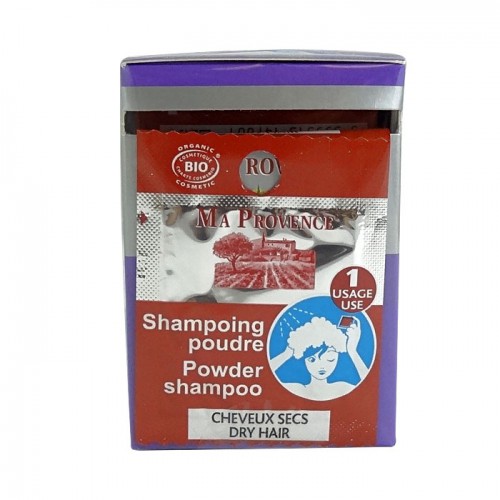Prodlužování vlasů a účesy - Práškový šampon Bio Ma Provence na suché vlasy
