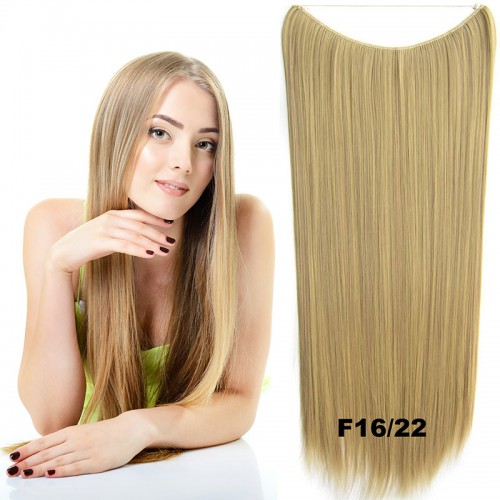 Prodlužování vlasů a účesy - Flip in vlasy - 60 cm dlouhý pás vlasů - odstín F16/22
