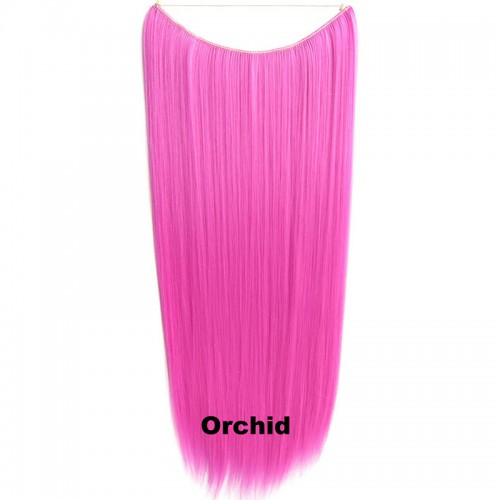 Prodlužování vlasů a účesy - Flip in vlasy - 60 cm dlouhý pás vlasů - odstín Orchid