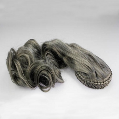 Prodlužování vlasů a účesy - Poloparuka - 3/4 paruka s čelenkou z pletených vlasů