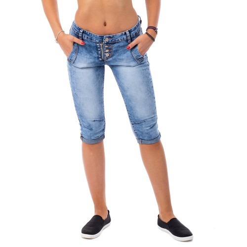 Dámská móda a doplňky - Dámské třičtvrteční jeans