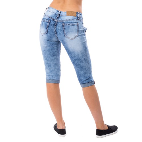 Dámská móda a doplňky - Dámské třičtvrteční jeans