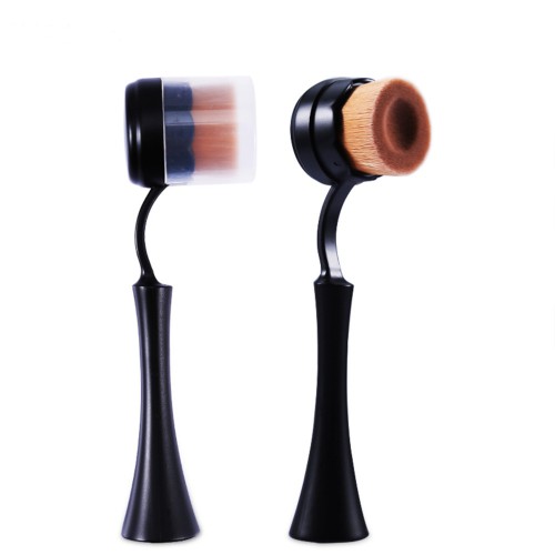 Krása - Kosmetický štětec na make up - plochooválný kartáč