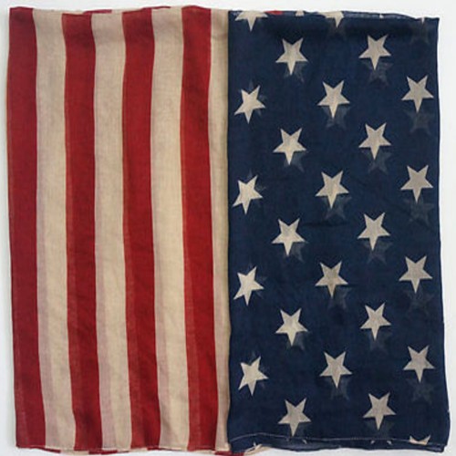 Dámská móda a doplňky - Šátek - šála - retro americká vlajka