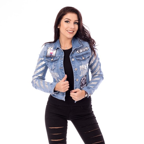 Dámská móda a doplňky - Dámská jeans bunda Paris