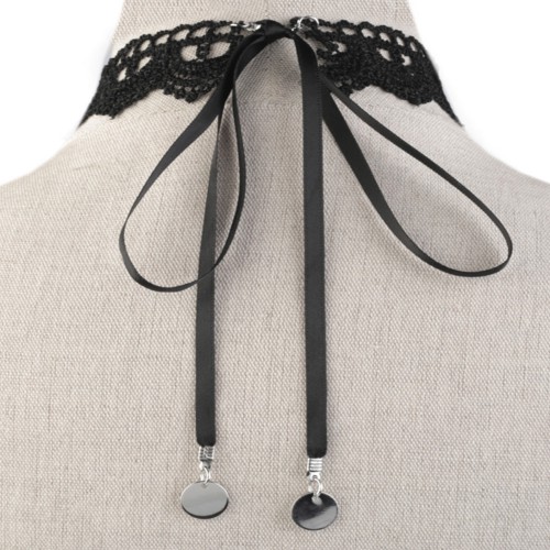 Dámská móda a doplňky - Náhrdelník choker - krajkový