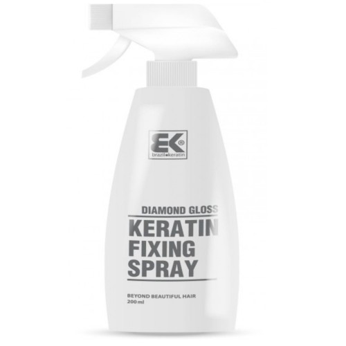 Krása - Brazil Keratin Fixing spray Diamond Gloss - keratinové tužidlo na vlasy s luxusními třpytkami 100 ml