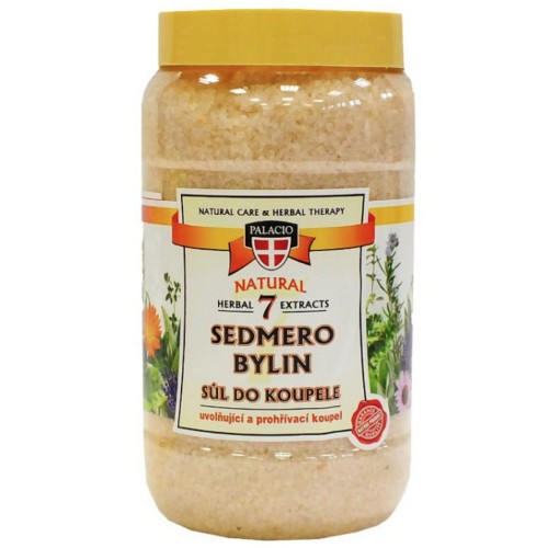 Krása - Palacio Sedmero bylin sůl do koupele, 1200 g