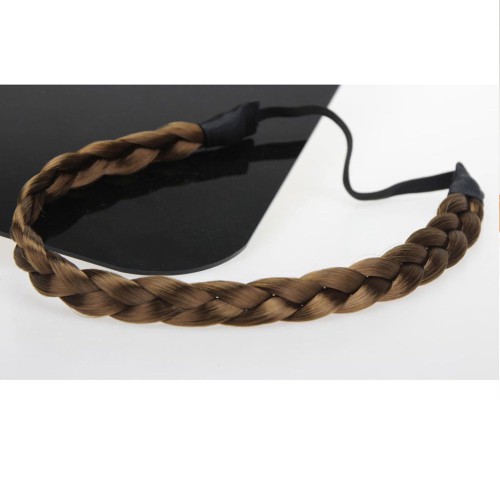 Prodlužování vlasů a účesy - Čelenka do vlasů - pletený cop elastická