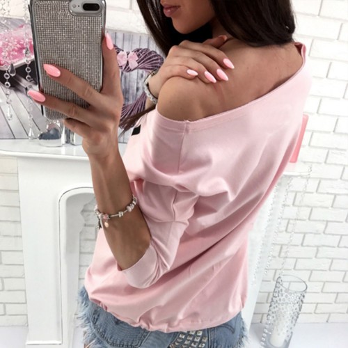 Dámská móda a doplňky - Dámský růžový fashion top Yes