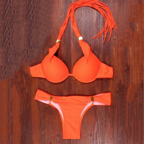 Dámská móda a doplňky - Dámské dvoudílné plavky Fiji Orange