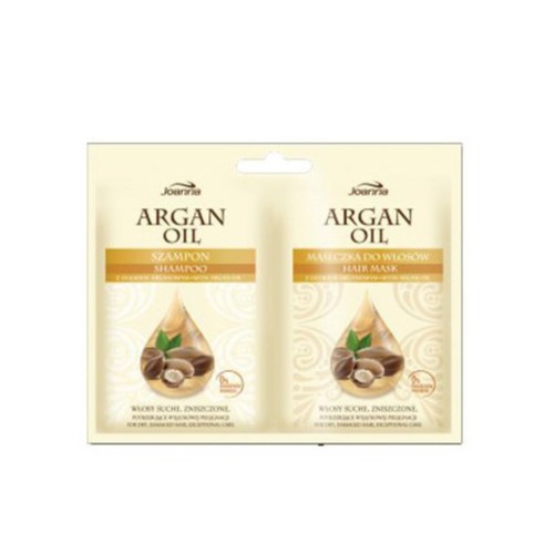 Kosmetika a zdraví - Joanna HS Argan oil - šampón a maska sáček 2 x 10 ml