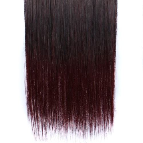 Prodlužování vlasů a účesy - Clip in vlasy - rovný pás - ombre - odstín Black T 99J