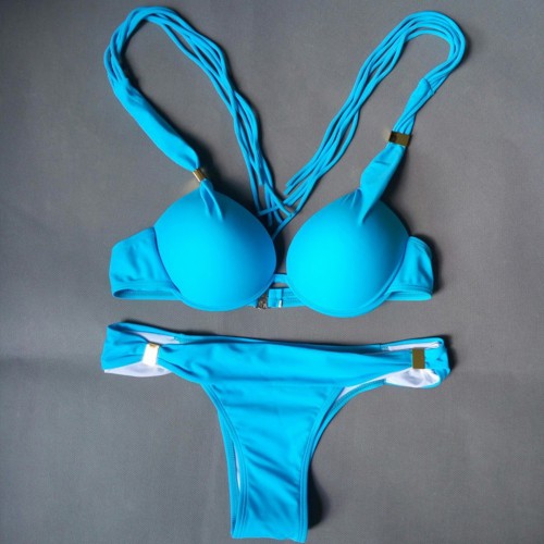 Dámská móda a doplňky - Dámské dvoudílné plavky Fiji Blue