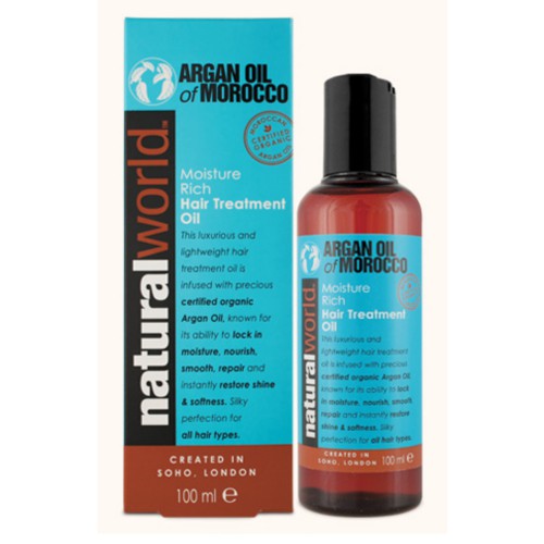 Kosmetika a zdraví - Natural World Maroccan argan oil, 100 ml