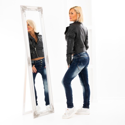 Dámská móda a doplňky - Baggy jeans s knoflíky