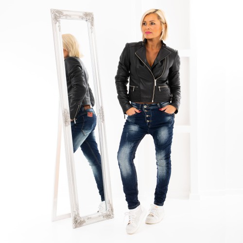 Dámská móda a doplňky - Baggy jeans s knoflíky