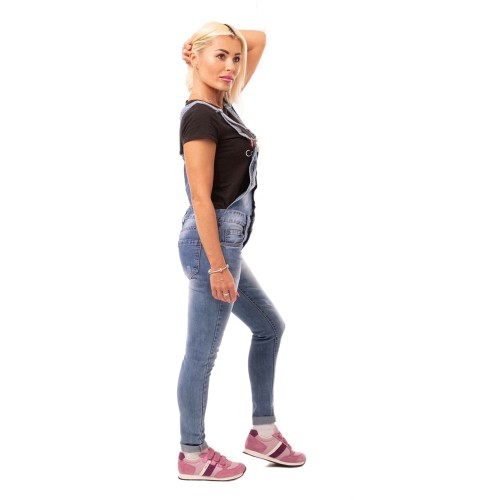 Dámská móda a doplňky - Jeans s laclem na knoflíčky