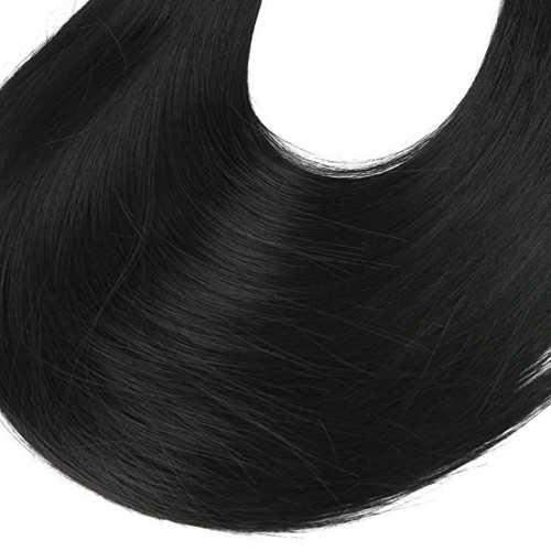 Prodlužování vlasů a účesy - Flip in vlasy - vlnitý pás vlasů 55 cm - odstín 1B
