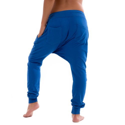 Dámská móda a doplňky - Teplákové baggy - modré