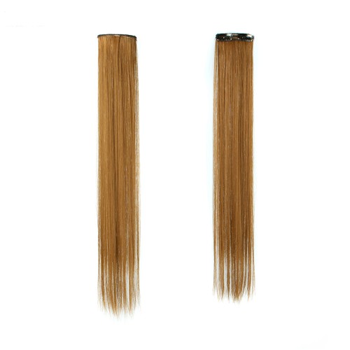 Prodlužování vlasů a účesy - Rovný clip in pásek vlasů v délce 60 cm - odstín I