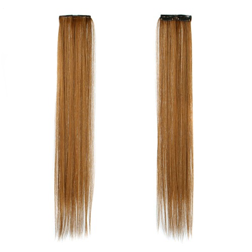 Prodlužování vlasů a účesy - Rovný clip in pásek vlasů v délce 60 cm - odstín L