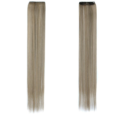 Prodlužování vlasů a účesy - Rovný clip in pásek vlasů v délce 60 cm - odstín M