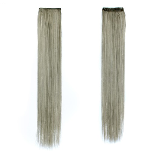 Prodlužování vlasů a účesy - Rovný clip in pásek vlasů v délce 60 cm - odstín Q