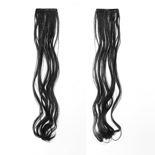 Prodlužování vlasů a účesy - Vlnitý clip in pásek vlasů v délce 55 cm - odstín A