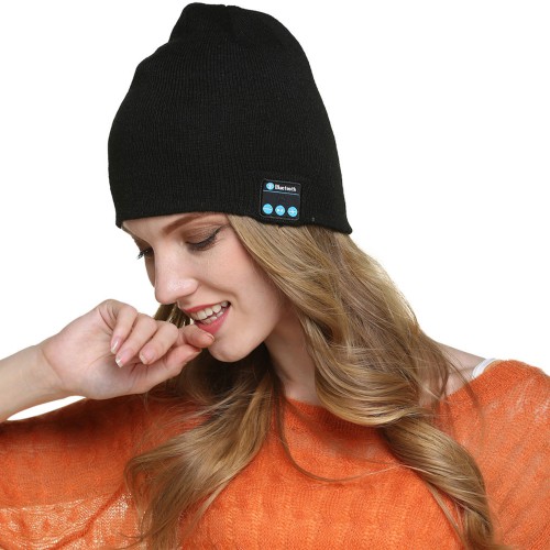 Dámská móda a doplňky - Bluetooth čepice se sluchátky Stereo Music Hat