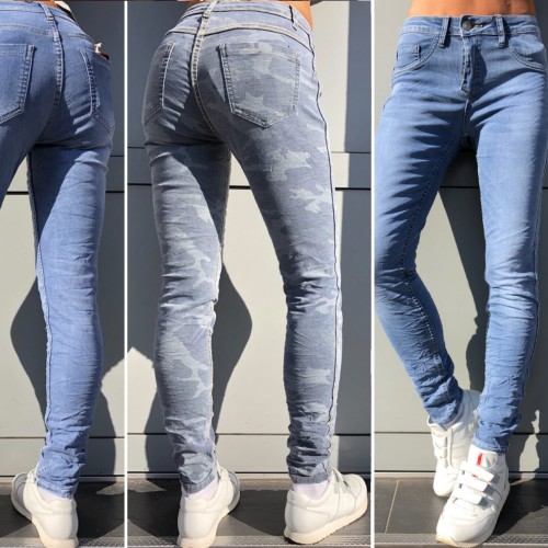 Dámská móda a doplňky - Oboustranné skinny jeans 2v1