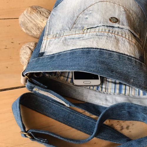 Dámská móda a doplňky - Verato Džínová taška s kapsou