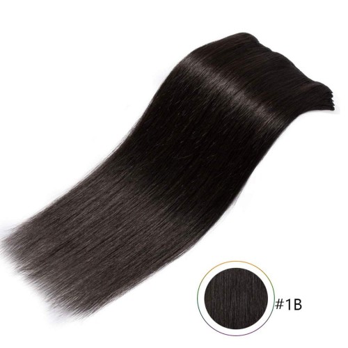 Prodlužování vlasů a účesy - Clip in vlasy 51 cm lidské – Remy 70 g - odstín 1B