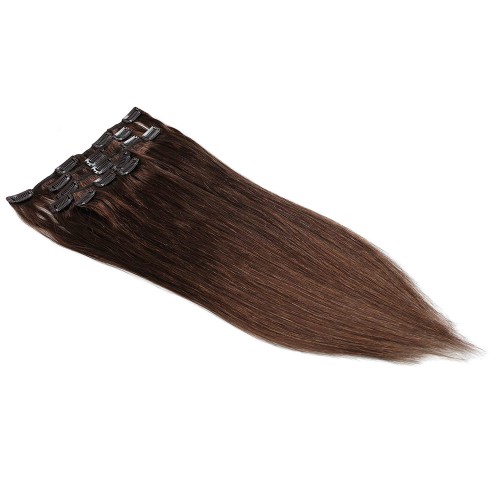 Prodlužování vlasů a účesy - Clip in vlasy 51 cm lidské – Remy 70 g - odstín 4