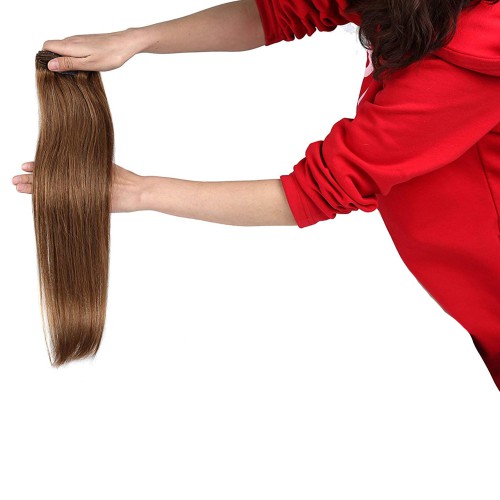 Prodlužování vlasů a účesy - Clip in vlasy 55 cm lidské – Remy 70 g - odstín 8