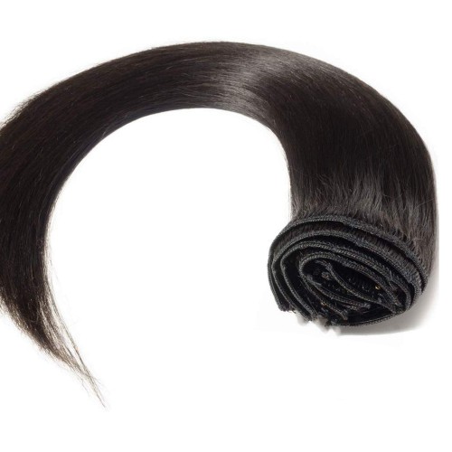 Prodlužování vlasů a účesy - Clip in vlasy 51 cm lidské – Remy 100 g - odstín 1B