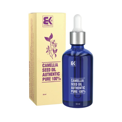 Krása a zábava - Brazil Keratin 100% čistý za studena lisovaný přírodní olej z kamélie (Camelia Seed Oil Authentic Pure) 50 ml