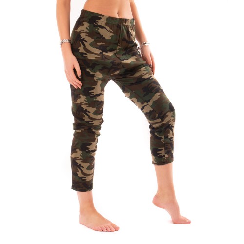 Dámská móda a doplňky - Dámské army tepláky - tmavý maskáč
