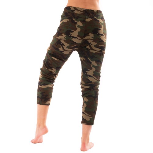 Dámská móda a doplňky - Dámské army tepláky - tmavý maskáč