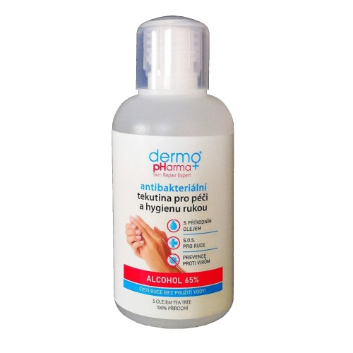 Kosmetika a zdraví - Derma Pharma Antibakteriální a antivirová ochrana rukou s Tea Tree, 150 ml.